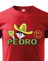 Dětské tričko s potiskem Pedro - retro tričko