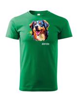 Dětské tričko s potiskem plemene Australský ovčák s volitelným jménem