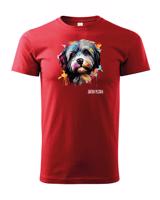 Dětské tričko s potiskem plemene Lhasa Apso s volitelným jménem