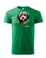 Dětské tričko s potiskem plemene Lhasa Apso s volitelným jménem