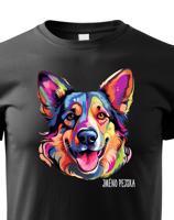 Dětské tričko s potiskem plemene Německý ovčák s volitelným jménem