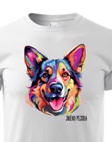 Dětské tričko s potiskem plemene Německý ovčák s volitelným jménem