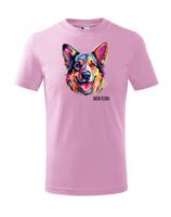 Dětské tričko s potiskem plemene Německý ovčák s volitelným jménem