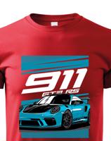 Dětské tričko s potiskem Porsche 911 GT3 RS -  tričko pro milovníky aut