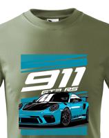 Dětské tričko s potiskem Porsche 911 GT3 RS -  tričko pro milovníky aut