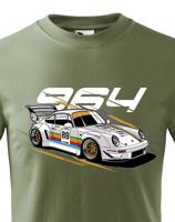 Dětské tričko s potiskem Porsche RWB 964 -  tričko pro milovníky aut