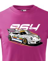 Dětské tričko s potiskem Porsche RWB 964 -  tričko pro milovníky aut