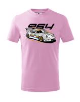 Dětské tričko s potiskem Porsche RWB 964 -  tričko pro milovníky aut