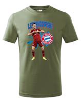 Dětské tričko s potiskem Robert Lewandowski-  dětské tričko pro milovníky fotbalu