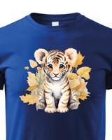 Dětské tričko s potiskem roztomilého tygříka