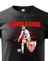 Dětské tričko s potiskem Sergio Ramos -  dětské tričko pro milovníky fotbalu