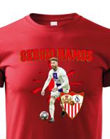 Dětské tričko s potiskem Sergio Ramos -  dětské tričko pro milovníky fotbalu