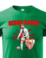 Dětské tričko s potiskem Sergio Ramos -  dětské tričko pro milovníky fotbalu