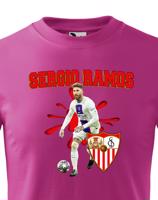 Dětské tričko s potiskem Sergio Ramos -  dětské tričko pro milovníky fotbalu