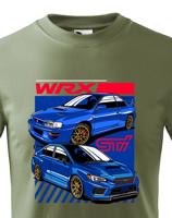 Dětské tričko s potiskem Subaru WRX STI 2 -  tričko pro malé milovníky aut