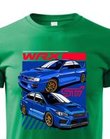 Dětské tričko s potiskem Subaru WRX STI 2 -  tričko pro malé milovníky aut
