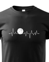 Dětské tričko s potiskem Tep - Basketbalový míč - tričko s tepem pro milovníky tohoto sportu