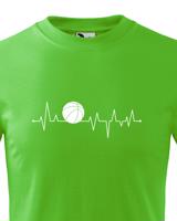 Dětské tričko s potiskem Tep - Basketbalový míč - tričko s tepem pro milovníky tohoto sportu