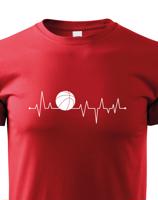 Dětské tričko s potiskem Tep - Basketbalový míč - tričko s tepem pro milovníky tohoto sportu