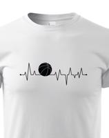 Dětské tričko s potiskem Tep - Basketbalový míč - tričko s tepem pro milovníky tohoto sportu