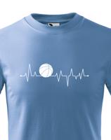 Dětské tričko s potiskem Tep - Basketbalový míč - tričko s tepem pro milovníky tohoto sportu