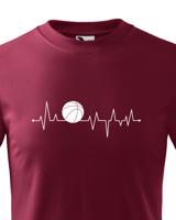 Dětské tričko s potiskem Tep - Basketbalový míč - tričko s tepem pro milovníky tohoto sportu