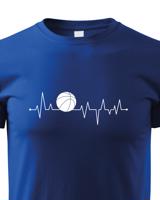 Dětské tričko s potiskem Tep - Basketbalový míč - tričko s tepem pro milovníky tohoto sportu