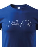 Dětské tričko s potiskem Tep - skútr - tričko s tepem motocyklu