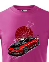 Dětské tričko s potiskem Toyota Supra JDM -  tričko pro milovníky aut