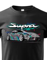 Dětské tričko s potiskem Toyota Supra MK5 HKS  -  tričko pro milovníky aut