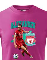 Dětské tričko s potiskem Trent Alexander-Arnold -  pánské tričko pro milovníky fotbalu