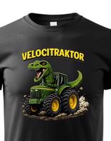 Dětské tričko s potiskem Velocitraktor - vtipný dárek