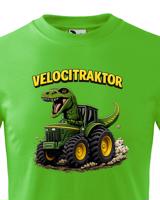 Dětské tričko s potiskem Velocitraktor - vtipný dárek