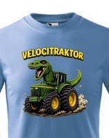 Dětské tričko s potiskem Velocitraktor - vtipný dárek
