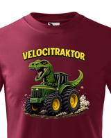 Dětské tričko s potiskem Velocitraktor - vtipný dárek
