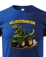 Dětské tričko s potiskem Velocitraktor - vtipný dárek