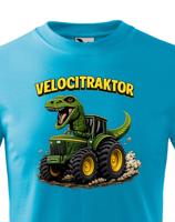 Dětské tričko s potiskem Velocitraktor - vtipný dárek