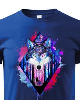 Dětské tričko s potiskem vlka - originální tričko s potiskem vlka