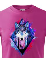 Dětské tričko s potiskem vlka - originální tričko s potiskem vlka