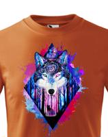 Dětské tričko s potiskem vlka - originální tričko s potiskem vlka