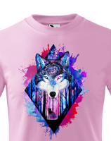 Dětské tričko s potiskem vlka - originální tričko s potiskem vlka