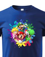 Dětské tričko s potiskem ze hry Super Mario - ideální pro malé hráče