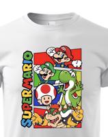 Dětské tričko s potiskem ze hry Super Mario - ideální pro malé hráče