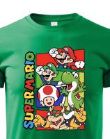 Dětské tričko s potiskem ze hry Super Mario - ideální pro malé hráče