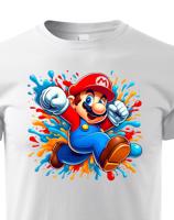 Dětské tričko s potiskem ze hry Super Mario - ideální pro malé hráče