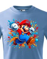 Dětské tričko s potiskem ze hry Super Mario - ideální pro malé hráče