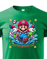 Dětské tričko s potiskem ze hry Super Mario - ideální pro malé hráče