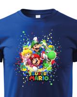 Dětské tričko s potiskem ze hry Super Mario - ideální pro malé hráče