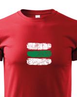 Dětské tričko s potiskem zelené turistické značky