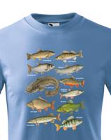 Dětské tričko s rybami